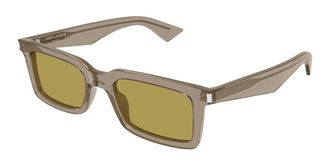 Saint Laurent SL 860 005 Mens Sunglasses Brown Size 52 - Free RX Lenses - Free RX Lenses