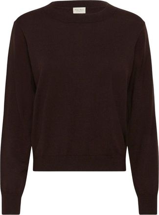 Part Two Ronde hals gebreide kleding - Dames - Truien - Bruin - Maat: S