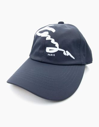 Kenzo Mens Kenzo Rubberised Signature Logo Cap Navy - Size: OS
