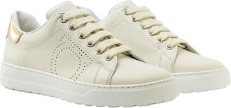 Ferragamo Logo Leather Sneaker