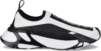 Dolce & Gabbana Stretch Mesh Fast Sneakers - Heren - Sneakers - Zwart - 40 EU - Leer - Schoenen