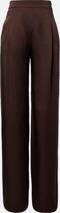 Max Mara Elegante satin wide-leg pants