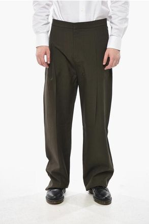 Givenchy Straight-Fit Wool Trousers with Single Pleat size 48