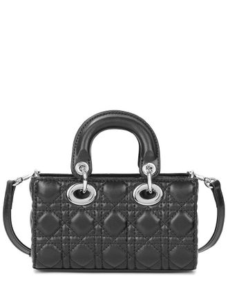 Tiffany & Fred Elegant Structured Quilted Leather Shoulder Bag
