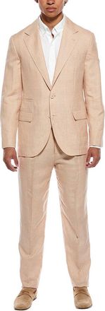 Brunello Cucinelli 2Pc Wool, Linen, & Silk-Blend Suit
