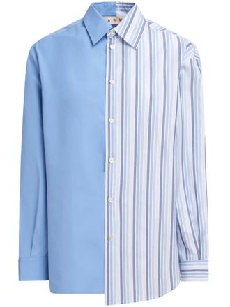 Marni Camicia con inserti - Blu