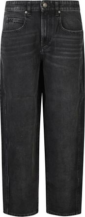 Isabel Marant Dames, Jeans, Zwart, Maat: 2XS