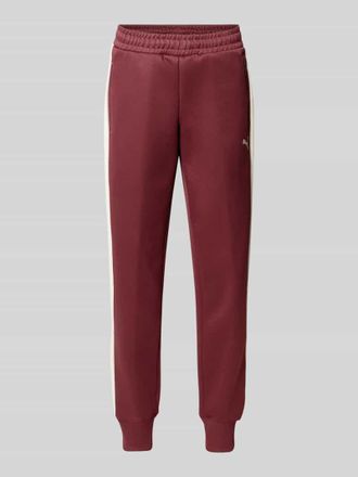 Puma Sweatpants mit Rei&szlig;verschlusstaschen in Bordeaux, Gr&ouml;&szlig;e M
