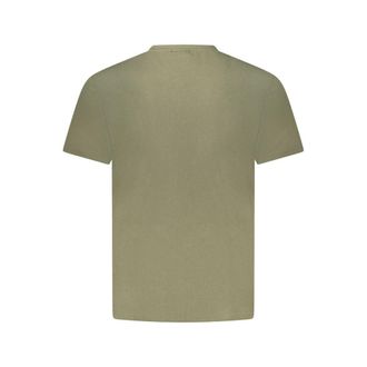 Napapijri Cotton Crew Neck T-Shirt - Green