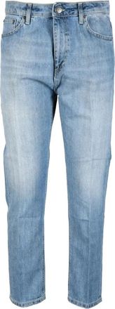 Dondup Jeans, Dames, Blauw, W27, Katoen, Cindy Slim-fit Jeans