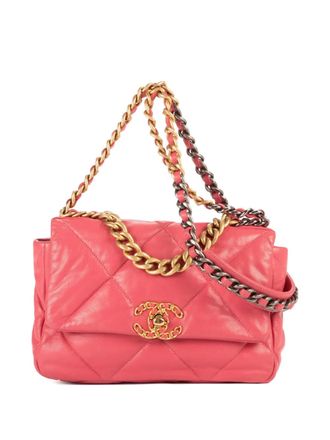 Chanel Chanel 19 shoulder bag - women - Leather - One Size - Pink