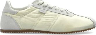 Ami Witte Nylon Soft Sneakers - Dames - Sneakers - Beige - 36 EU - Nylon - Schoenen