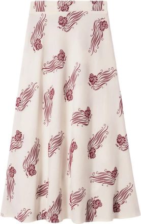 La DoubleJ Lungomare midi-rok - Beige