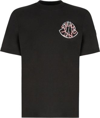 Moncler PRINTED ARCHIVE LOGO T SHIRT Size: L, colour: BLACK