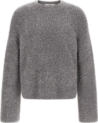 S&eacute;fr Jermaine Sweater - Heren - Ronde hals truien - Grijs - M - Wol - Truien & Vesten