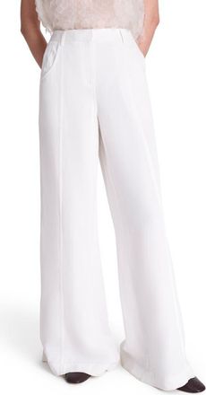 TWP Dees Wide Leg Pants in White at Nordstrom Rack, Size 12