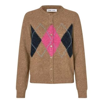 Sams&oslash;e & Sams&oslash;e Sanor Cardigan Corto - - Knitwear - Donna - Multicolore - M