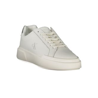 Calvin Klein Leather & Polyurethane Sneakers - White
