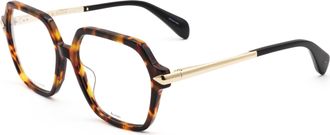 Rag & Bone Rag & Bone Womens 55mm Havana Black Opticals