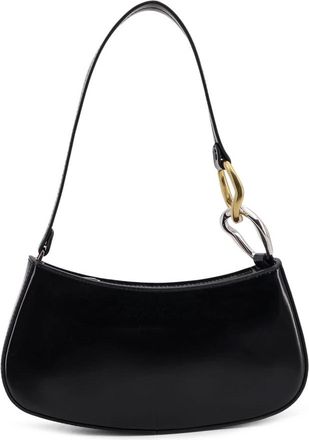 Staud Ollie Schoudertas - Dames - Schoudertassen - Zwart - ONE Size - Leer - Tassen