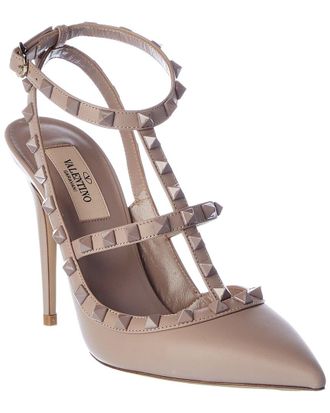 Valentino Rockstud Caged 100 Leather Pump