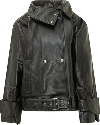 Iro Leather Jassen - Dames - Leren en Su&egrave;de Jassen - Zwart - XS - Jassen
