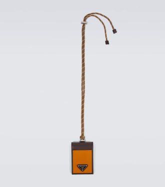 Prada Prada Speedrock Re-Nylon card case with strap