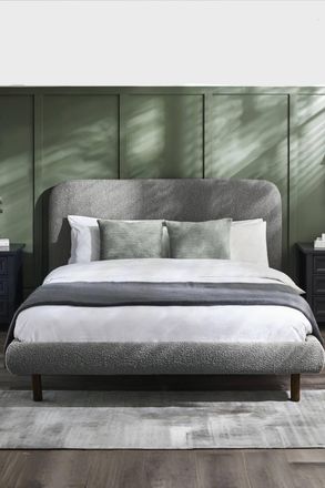 Julian Bowen Hannah Upholstered Bed in Grey | Size: Double