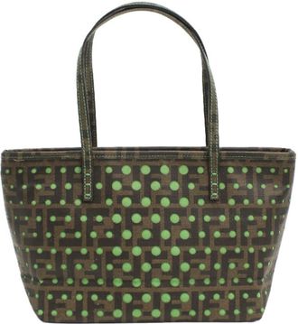 Fendi Brown Pvc Tote Bag (Pre-Owned)