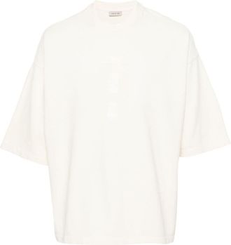 Fear of God Airbrush 8 number-print T-shirt - men - Cotton - L - Neutrals