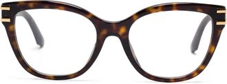 Dolce & Gabbana Eyewear Occhiali con effetto tartarugato - Marrone