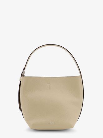 Toteme Borsa a mano Petite Belted in pelle con stampa logo lettering - TOTEME - gender_Woman