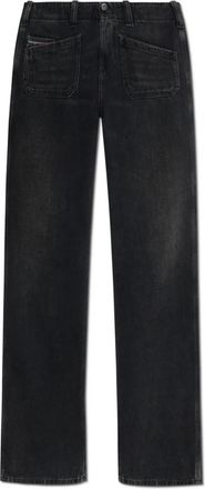 Diesel Jeans, Dames, Zwart, W27 L32, Katoen, Jeans D-Keate