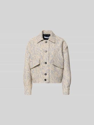 Iro Regular Fit Jacke mit Viskose-Anteil in Beige, Gr&ouml;&szlig;e 38