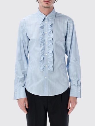 Ami Camicia in cotone a righe con rouches Ami Paris