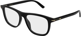 Gucci Glasses, male, Black, Size: 56 MM Optical Frame