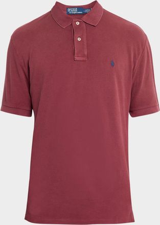 Polo Ralph Lauren Mens Original Fit Short-Sleeve Mesh Polo Shirt