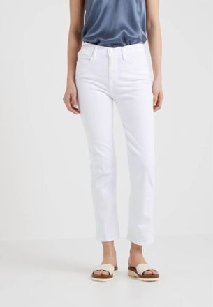 Frame Denim Le High Straight Leg Jeans In White
