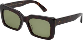 Retro Superfuture Senta Zonnebril - Dames - Zonnebrillen - Bruin - 55 MM - Accessoires