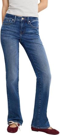 Good American Low Rise Slim Bootcut Jeans in Indigo1218 at Nordstrom, Size 10