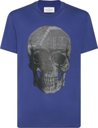 Philipp Plein Jersey T-Shirt Round Neck Ss Skull