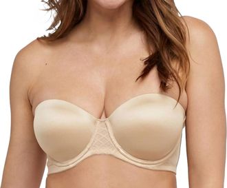 Bali Intimates One Smooth U Stay In Place Strapless Bra In Taupe