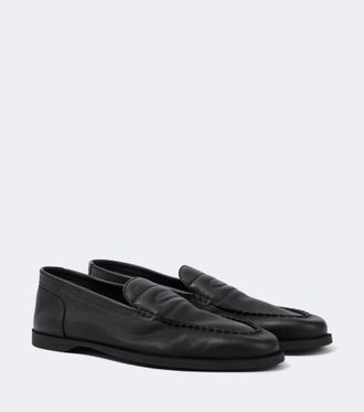 John Lobb Pace leather loafers