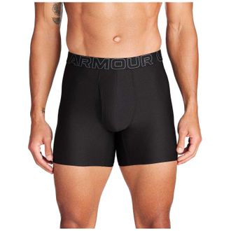 Under Armour Performance Boxershorts Heren (Set van 3) (Zwart)