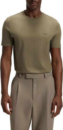 BOSS Thompson Solid T-Shirt in Open Brown at Nordstrom, Size Xxx-Large