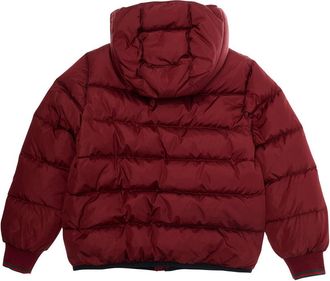 Gucci Boys Bordeaux Down Jacket With Fixed Hood Polyamide Padded