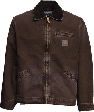 Carhartt Work in Progress Hombre, Chaquetas, Marr&oacute;n, Talla: L