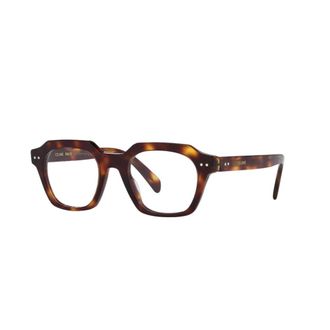 Celine Glasses, unisex, Brown, 49 MM, Square Eyeglasses with Transition Lenses