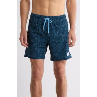 Beach Bros Beach Decal Swim Trunks in Navy at Nordstrom Rack, Size X-Large