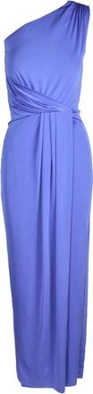 Access Fashion Midi Jurk - Dames - Casual kleedjes - Blauw - M - Polyester - Kleedjes